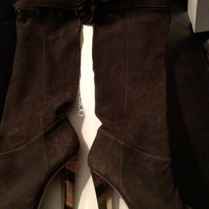 Jimmy Choo Coffee Suede Boots
